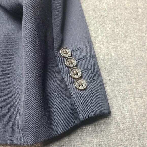 Stafford Blazer Mens 50 Short Classic Fit Wool Blend Travel Suit Jacket - Picture 10 of 10